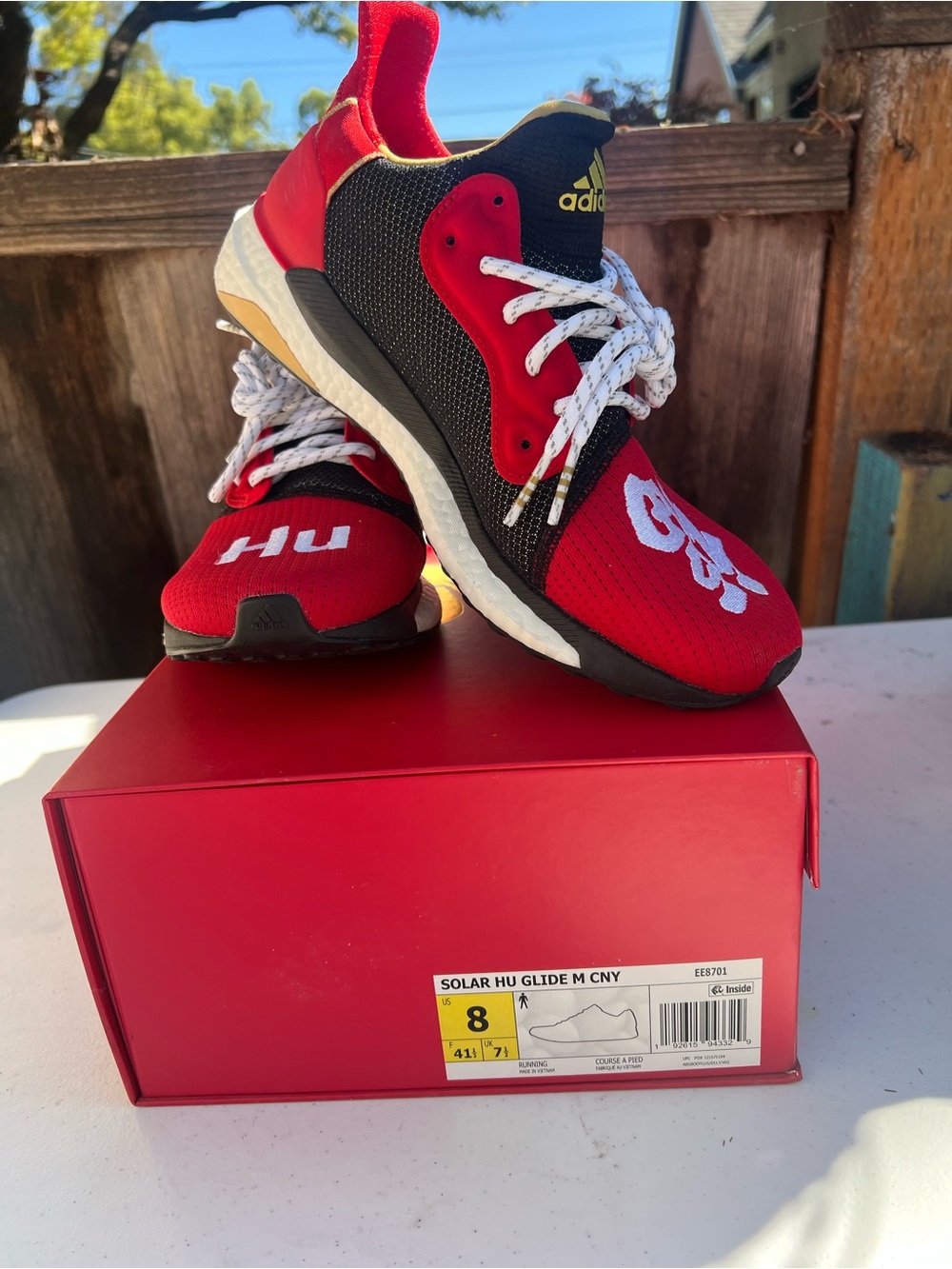 adidas Solar Hu Glide CNY Red & Black Sneakers